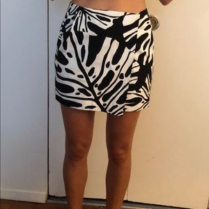 Diane von Furstenberg Melissa Wrap Mini Skirt
